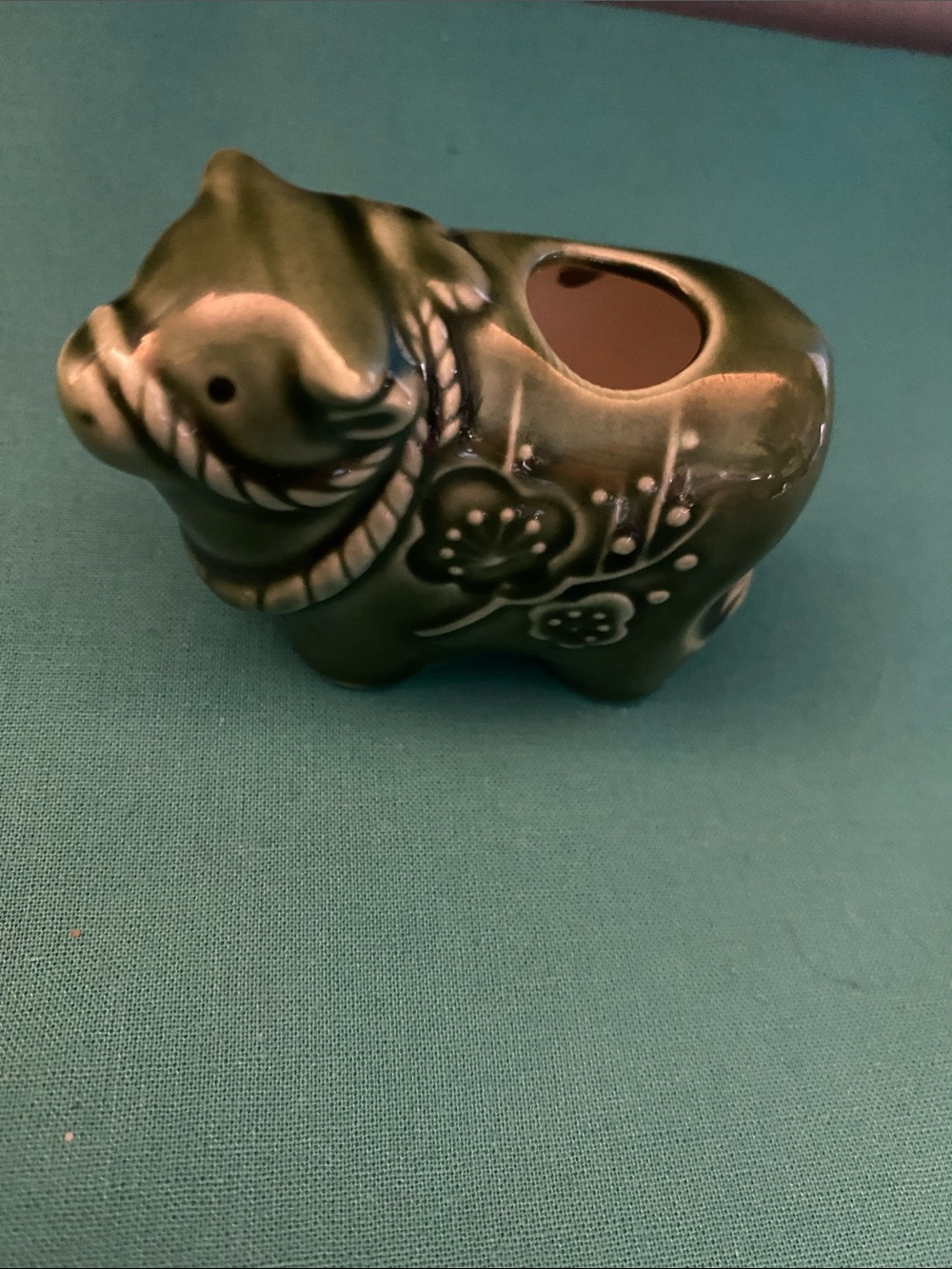 Japanese Good Luck Oriental Zodiac Ceramic Toothpick Holder